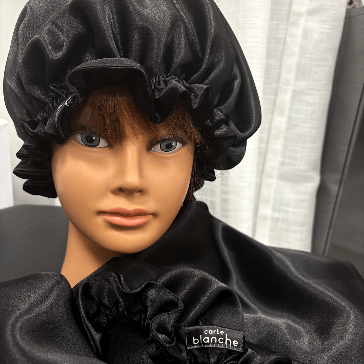 Bonnet en satin pour cheveux | Carte Blanche - Carte Blanche | Carteb