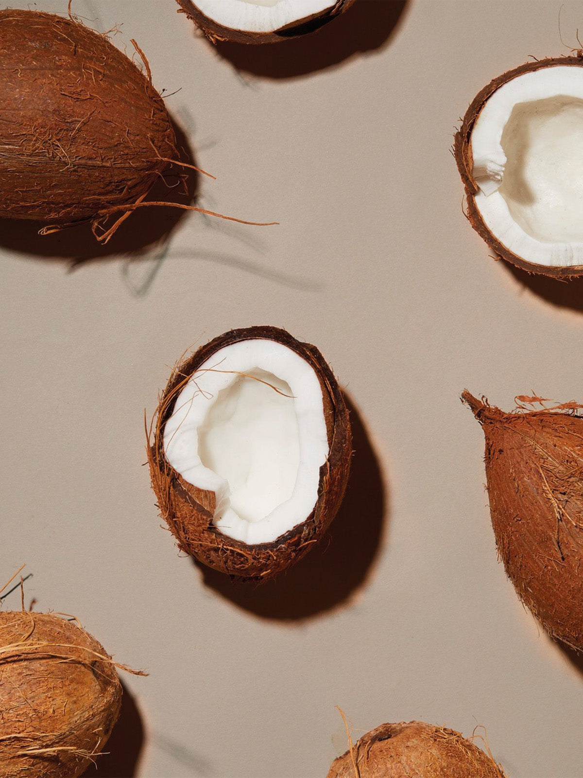 Huile de coco pour le soin des cheveux déshydratés