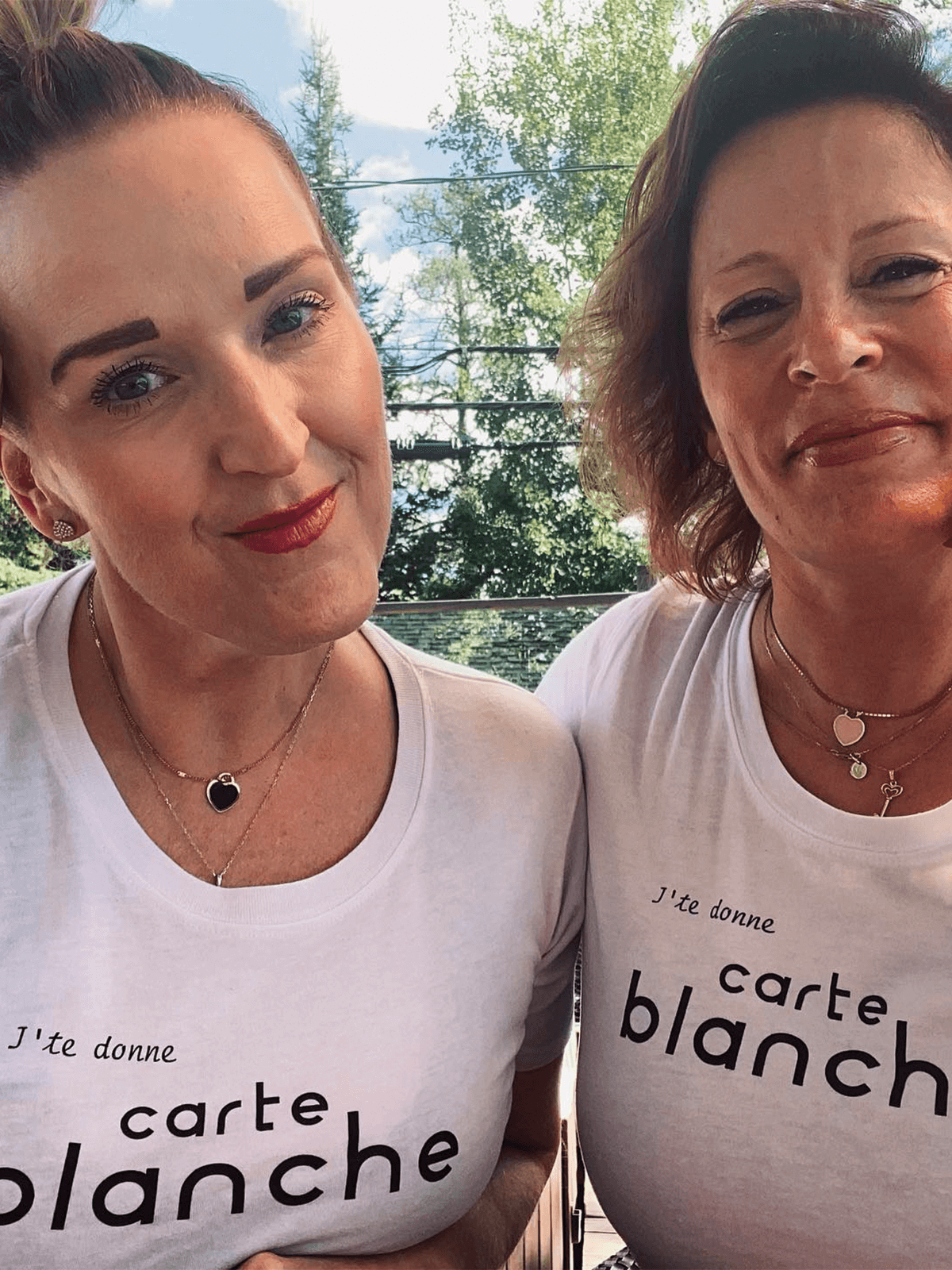 Stephanie Godbout et Nathalie Frechette qui portent fièrement leur marque
