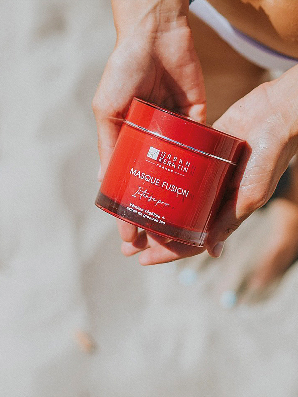 Masque de la gamme Fusion Intense Pro d'Urban Keratin pour les cheveux déshydratés