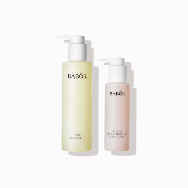 HY - ÖL Cleanser &amp; Phyto HY - ÖL Booster Balancing Set - Babor | Carteb