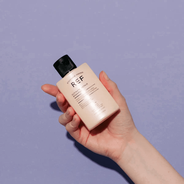 Gif animé du shampoing Ultimate Repair de REF Stockholm Sweden
